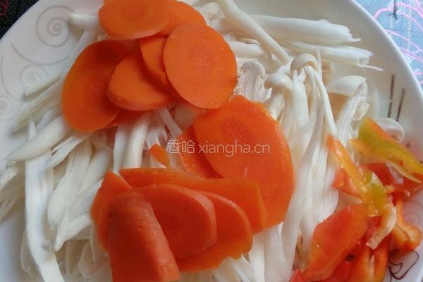 素炒鸡腿菇的做法图解6