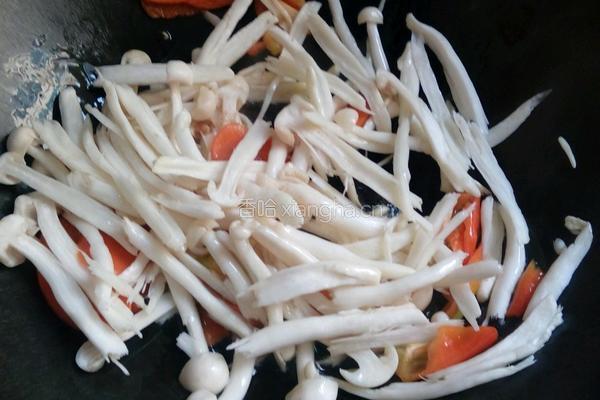 素炒鸡腿菇的做法图解7