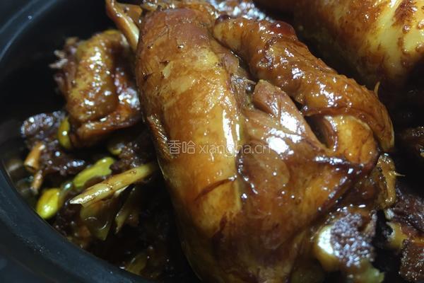 小公鸡烧毛豆的做法图解9