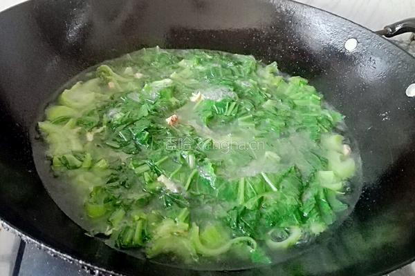 芥菜汤的做法图解4