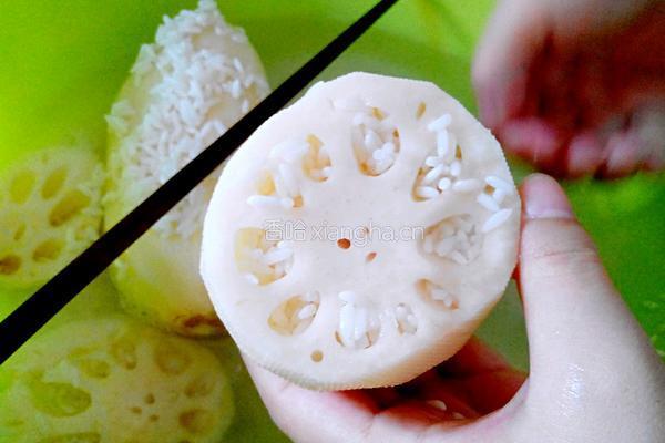 电饭煲糯米藕的做法图解4