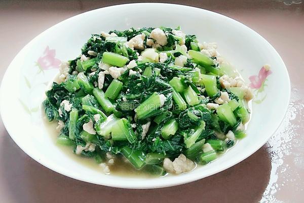 蒜蓉肉末芥菜的做法图解14