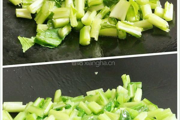 蒜蓉肉末芥菜的做法图解8