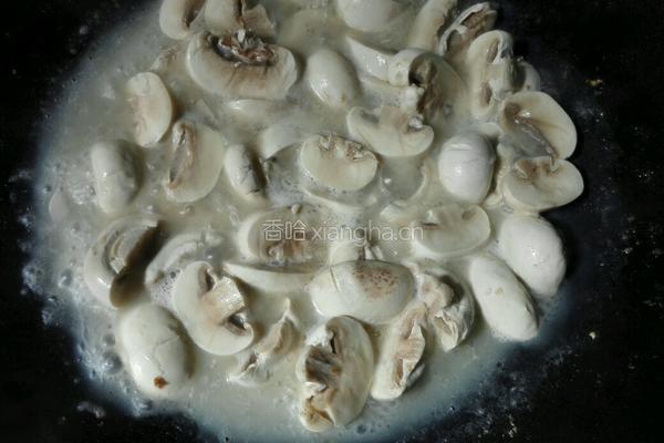 蘑菇滑肉的做法图解4
