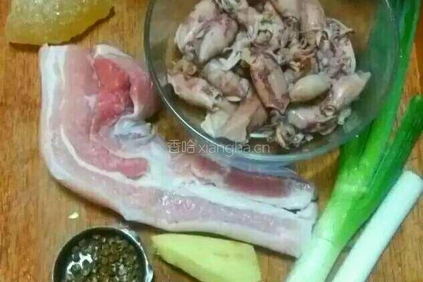 仔乌烧肉的做法图解1