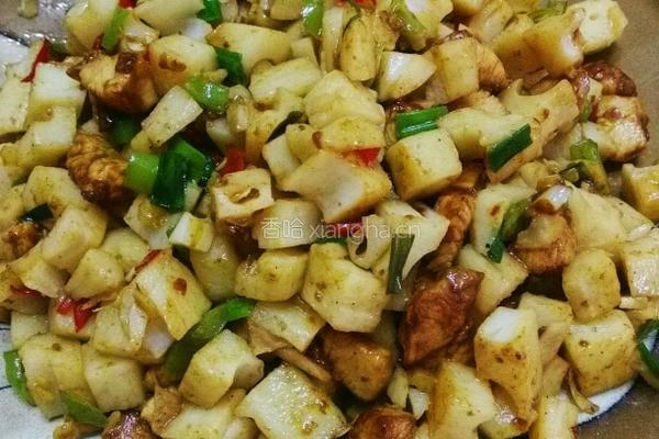 香辣爽口藕丁炒肉的做法图解10
