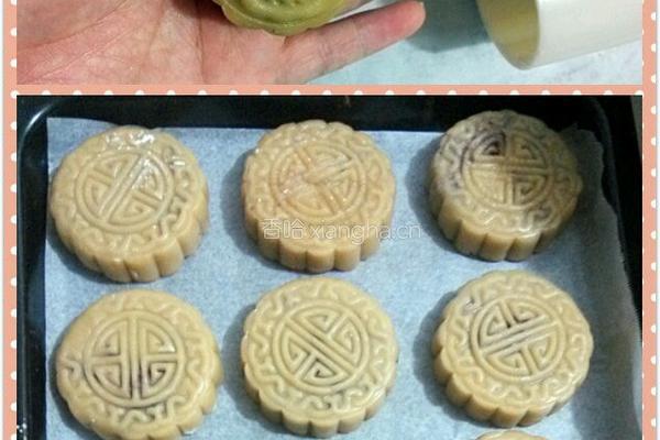 红豆沙馅广式月饼的做法图解8
