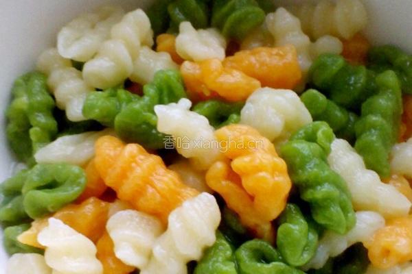 彩色麻食的做法图解8