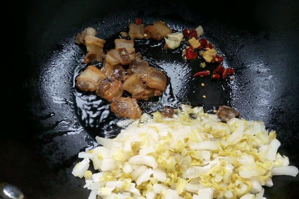 酸白菜炒肉的做法图解6