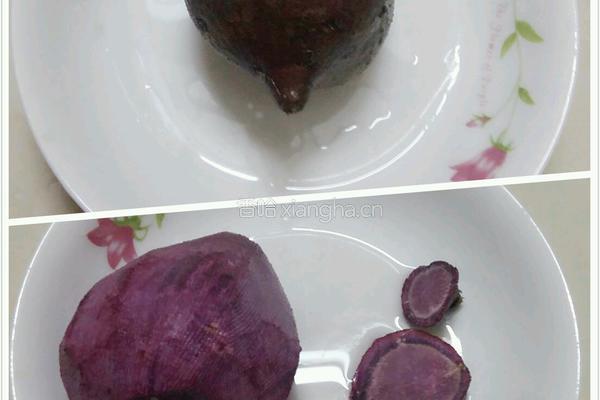 香芋紫薯糖水的做法图解2