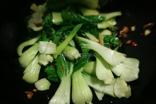 香菇上海青的做法图解2