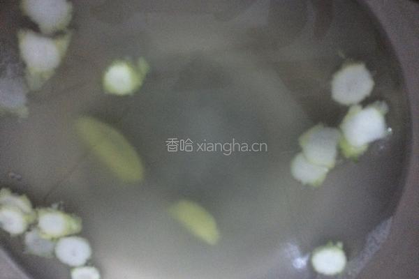 粥水菜心浸牛肉的做法图解5