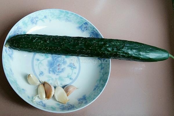 蒜蓉黄瓜的做法图解1