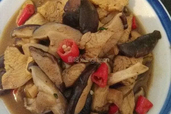 香菇炒肉