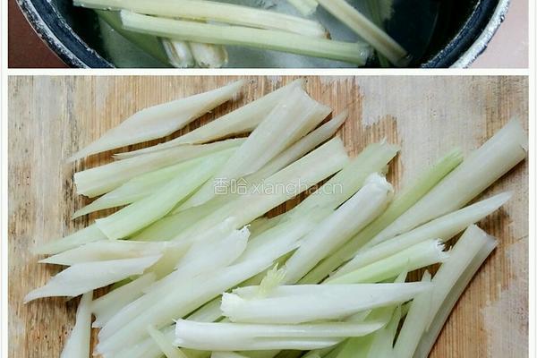 芹菜黑木耳腐竹肉片的做法图解4