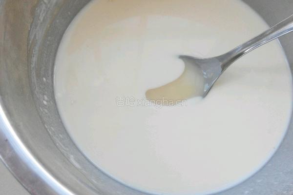 黄桃果肉夹心蛋挞的做法图解6