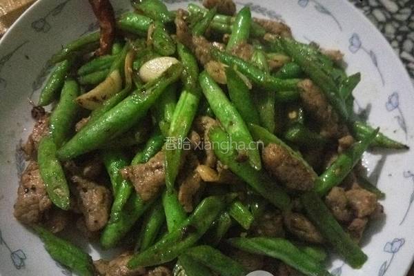 四季豆炒肉丝的做法图解7