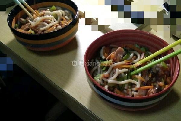 炒乌冬面的做法图解10