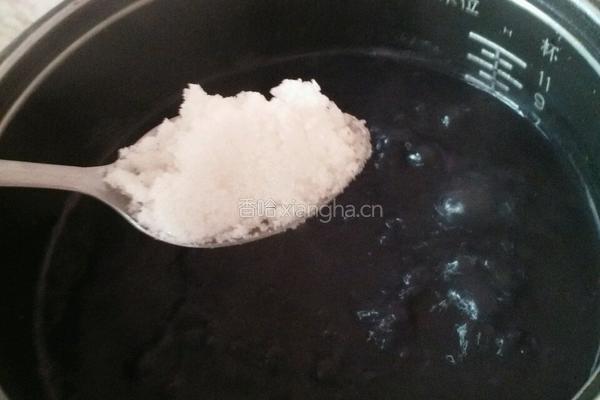 紫薯黑米粥粥的做法图解4