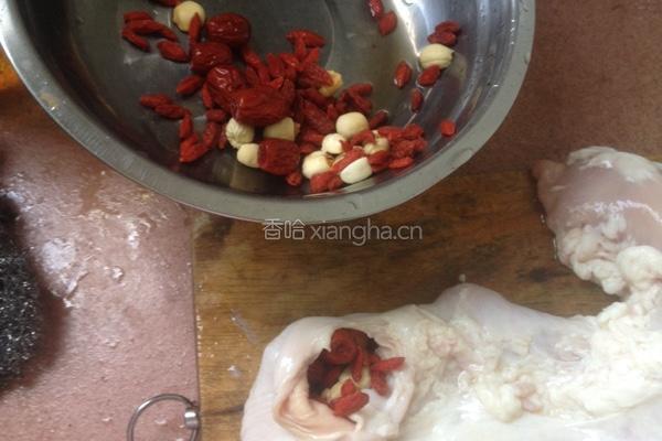 猪肚包鸡的做法图解5