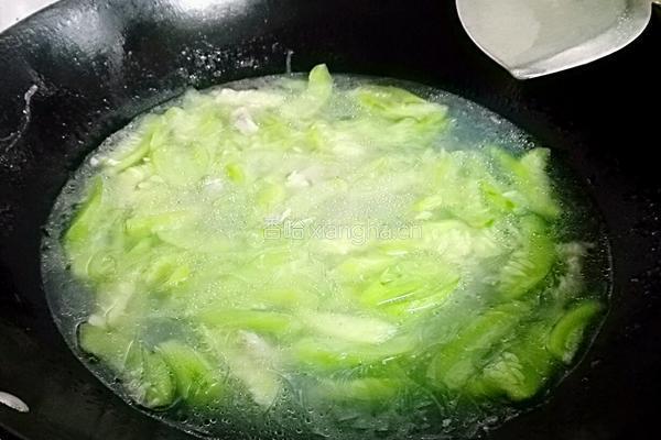 丝瓜粉丝汤的做法图解6