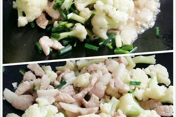 花菜肉片的做法图解9