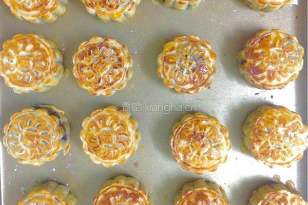 广式豆沙月饼的做法图解5
