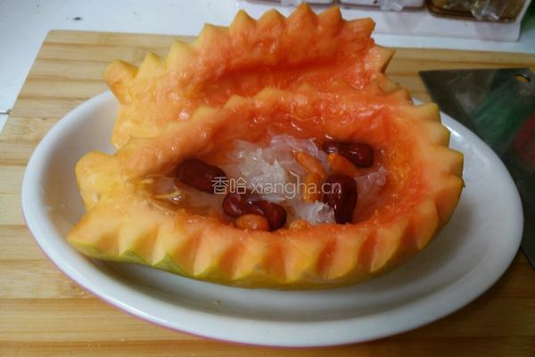花样木瓜银耳羹――JIARU 的做法图解9