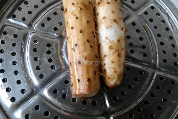 山药豆沙糕的做法图解2
