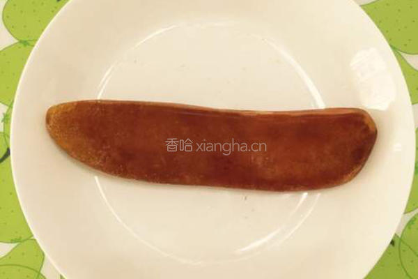 酒烤乌鱼子的做法图解2
