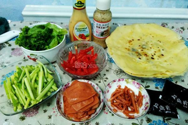 营养早餐之农家卷饼的做法图解16