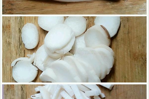 双菇肉片的做法图解3