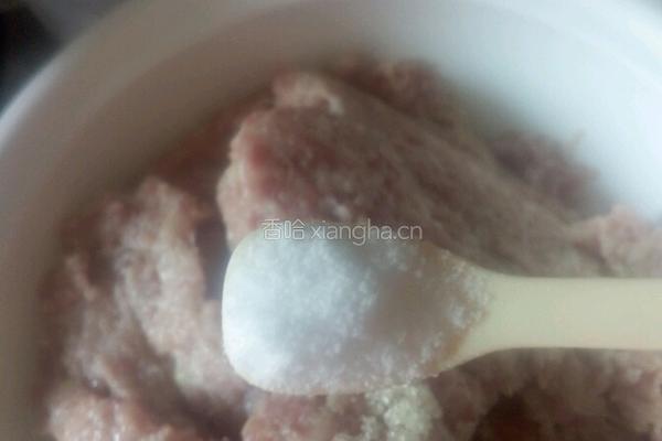 豇豆猪肉包的做法图解3