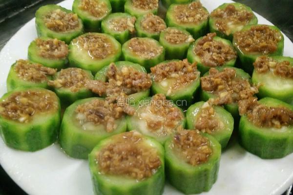 蒜蓉虾米蒸丝瓜的做法图解4