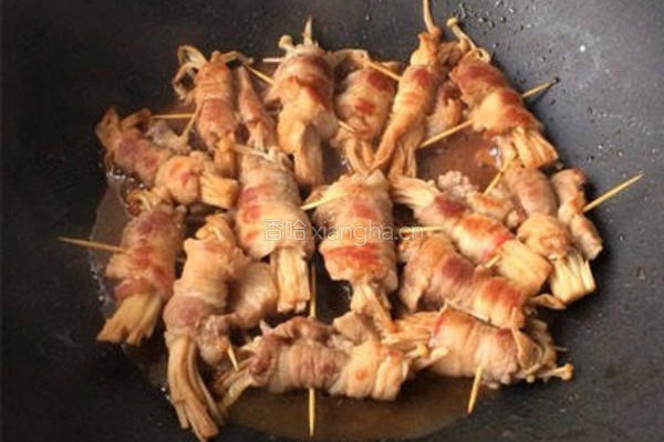 五花肉卷金针菇的做法图解6
