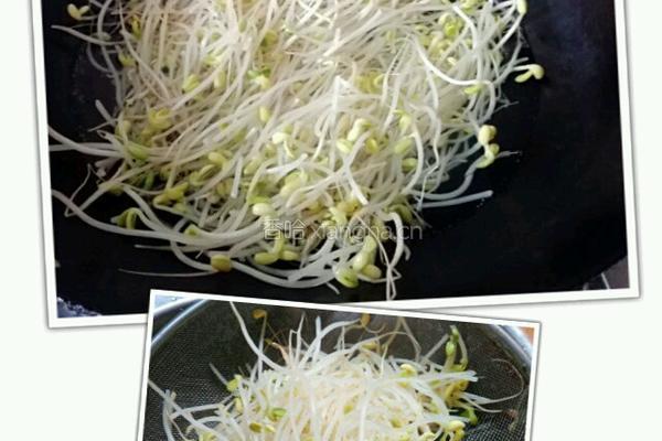 黄豆芽炒条的做法图解2