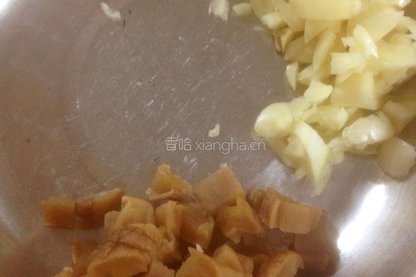 芥蓝炒萝卜干的做法图解5
