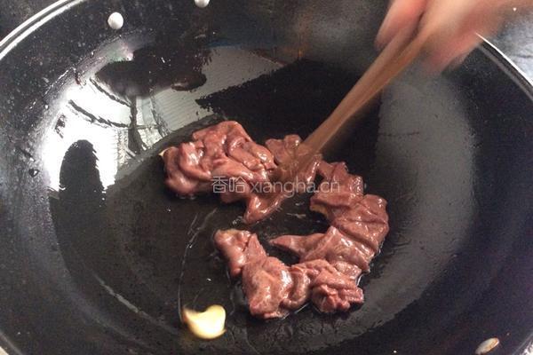 椒溜肝片的做法图解4