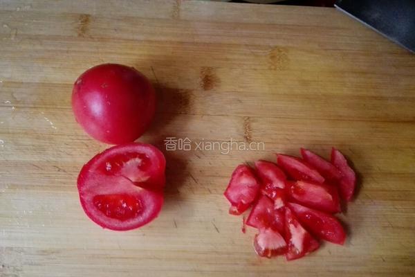 番茄菜花的做法图解3
