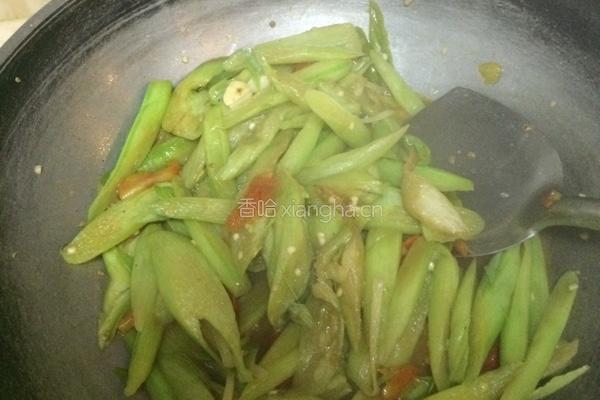 清炒白芋梗的做法图解6