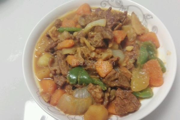 牛腩炖土豆红萝卜的做法图解5