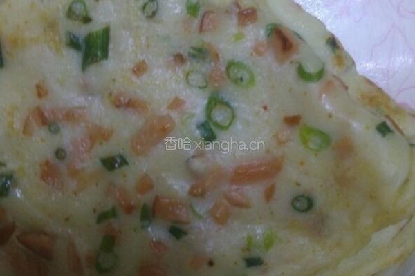 火腿鸡蛋煎饼的做法图解4