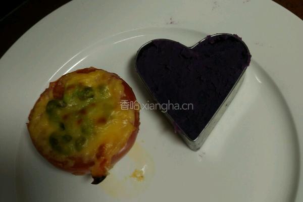 银鳕鱼焗豆紫薯的做法图解6