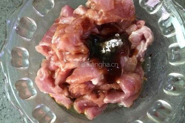 凉薯炒肉片的做法图解3