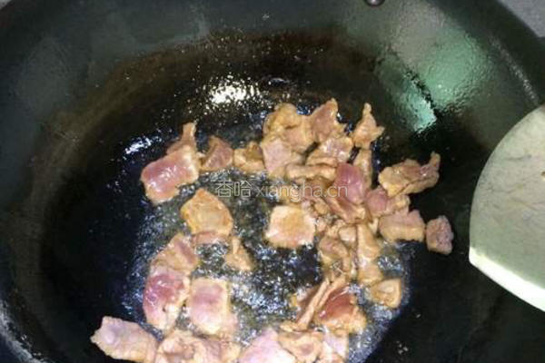 凉薯炒肉片的做法图解4