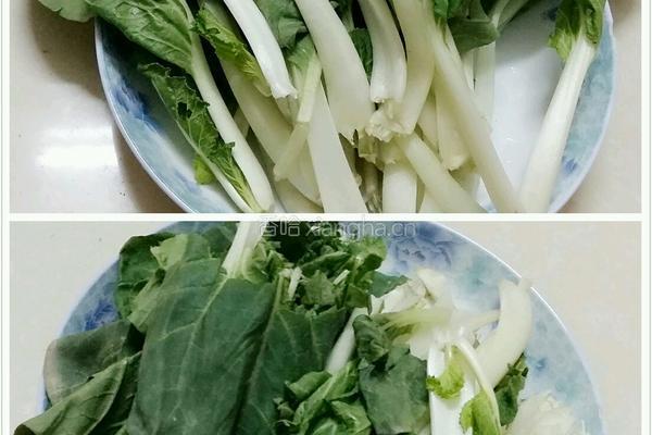蒜蓉小白菜的做法图解2