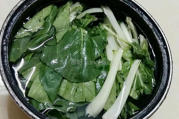 蒜蓉小白菜的做法图解3