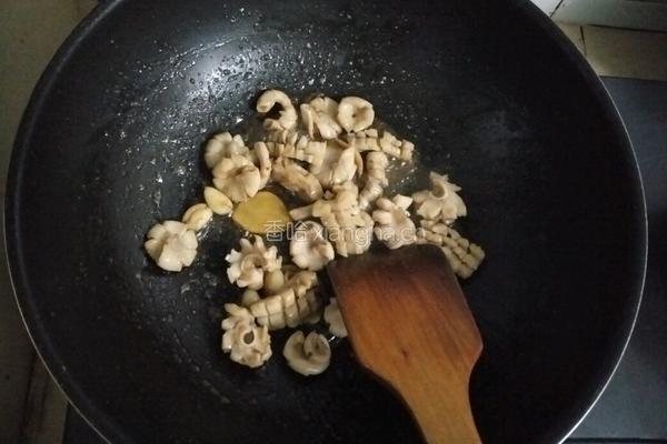炒生肠的做法图解4