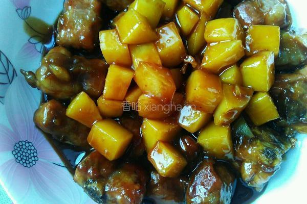 糖醋土豆炖排骨的做法图解13