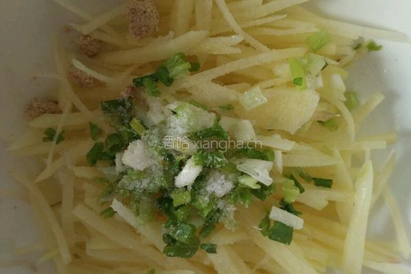 营养美味土豆丝饼的做法图解1